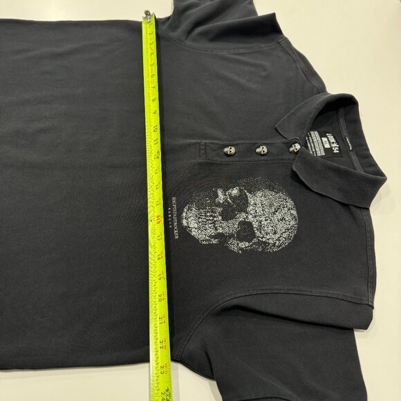 Look 54 HAUPTSTADTROCKER Death's Head Polo, Size XL - Picture 12 of 17